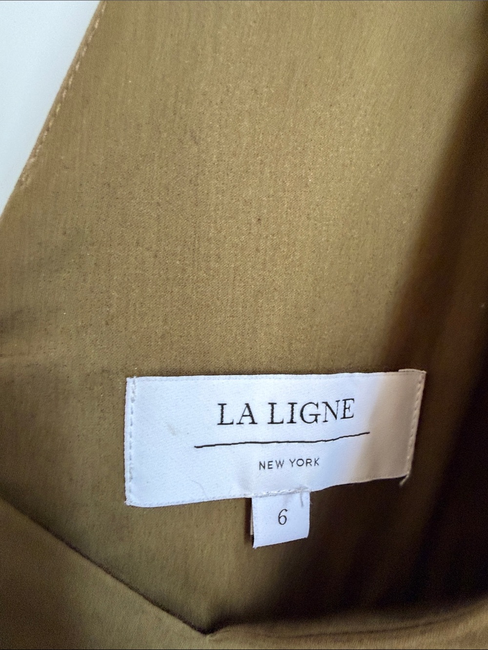 La Ligne Olive, Black & White Colorblock V-Neck Maxi Dress - Picture 3 of 3